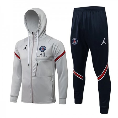 Paris Saint-Germain Träningsjacka Hood 2022-23 Ljusgrå Paris Saint-Germain Träningsjacka Hood 2022-23 Ljusgrå